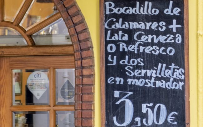 Madrid, Bocadillo de Calamares