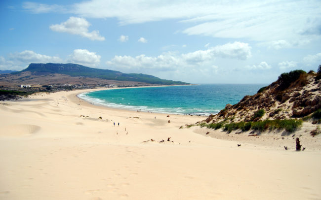 Bolonia beach at Flickr